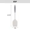 Juego de utensilios de cocina de silicona bicolor gris y blanco personalizado de 12 piezas, estilo japonés fresco, resistente a altas temperaturas, espátula de silicona antiadherente para cocinar
