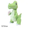 Balão de Dinossauro Colorido Maca 4D Estéreo Montado em Pé Decoração de Festa de Aniversário Adereços para Fotos Brinquedo Balão