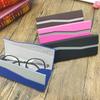 Caja para gafas plegable triangular de forma especial, moda portátil, caja para gafas de miopía, fabricantes venta al por mayor, impresión de LOGO