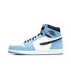Zapatillas de baloncesto originales AJ1 de caña alta, color negro y blanco, con diseño de panda rojo y hebilla de color cigarrillo, tamaño pequeño, Audi, para hombre y mujer.