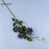 Concubina imperial de várias cabeças rosa flor de casamento simulação 5 rosas arranjo de flores de auditório decoração foto flor artificial atacado