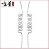 Agita el sonido Moda Net Red línea de oreja plateada Moda coreana línea de oreja temperamento cadena de oreja ultralarga fabricantes femeninos venta al por mayor
