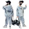 [Han] Roupas Infantis, Conjuntos de Primavera para Meninos, Novos Estilos para Crianças Médias e Grandes, Moda de Rua Moletons e Roupas Esportivas de Primavera e Outono