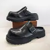 Nuevas Chanclas Birkenstock de Suela Gruesa para Dedos del Pie para Usar al Aire Libre Cleanfit Sandalias Versátiles Zapatos de Cuero Slip-On para Hombre Chanclas Antideslizantes