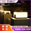 Luces solares para pilares, luces de jardín impermeables para exteriores, luces para pilares de patio de villa, luces modernas para pilares de portón, luces para portón y pared