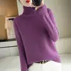 Suéter clásico de manga larga, corte holgado, con cuello camisero, jersey para mujer, estilo casual y sencillo, tejido de alta calidad, versátil, talla grande, adecuado para otoño e invierno, y para ventas transfronterizas
