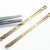 Tira de eletrodo sensora de canal múltiplo, corte a laser, ultrafina, de latão, para array longo, eletrodo correspondente para chip microfluídico