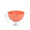 Tazón de paja de trigo para el hogar, tazón de arroz para niños, tazón de avena, tazón de almidón de raíz de loto para ensalada, tazón de sopa, regalo de publicidad de Amazon