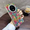 [Exclusivo Transfronteiriço] Aplicável à Capa de Celular Huawei Mate70/60Pro Borda de Tinta Assada Material de Cortiça Borboleta
