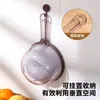 Cesta coladora para cocina casera, Cesta coladora de plástico engrosado multifuncional para lavar verduras con asa, Cubeta coladora de doble capa para lavar verduras