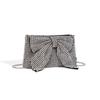 Bolso de lazo con pedrería directo de fábrica para mujer, nuevo bolso de noche de diamantes, bolso bandolera de moda, bolso de diamantes brillantes con pedrería