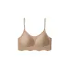 Sutiã Feminino 212 Refrescante e Fresco de Verão Sem Costura com Alças Finas Brilhantes, Suporte Suave, Alta Elasticidade, Leve e com Sensação de Pele