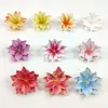 Flores artificiais, incluindo flores de magnólia, para confecção de tiaras DIY, arranjos de parede de flores para salão de casamentos, fotografia floral e decorações de arte com flores de seda.
