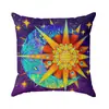 Funda de Almohada Cuadrada Mandala Tótem para Dormitorio Sala de Estar Respaldo de Sofá Funda para Almohada de Siesta (Núcleo No Incluido)