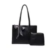 Bolsa de Hombro de Verano para Mujer 2026, Casual, Elegante, Única, Gran Capacidad, Textura Simple, Nueva Bolsa de Hombro Única