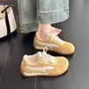 Cordones Malla Nuevo Verano 2026 Suela Gruesa Zapatos Casuales para Exteriores Aumentadores de Altura Zapatos de Plataforma Deportivos Zapatos de Entrenamiento Alemanes para Estudiantes
