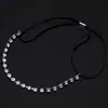 Faixa de Cabelo Simples Estilo Coreano Cravejada com Diamantes Acessórios de Cabelo Elegante Adorno de Strass Joias Diárias para Rua Femininas Fabricante Atacado H03