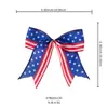 Decoraciones de Lazos Navideños Personalizados, Colgantes Decorativos para el Día de la Independencia y San Valentín, Adornos Navideños con Lazos