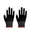 Luvas de Nylon com Pontas dos Dedos em Fibra de Carbono para Tela Sensível ao Toque de Dois Dedos, Antiestáticas, Respiráveis, Leves, Altamente Elásticas, Confortáveis e com Ajuste Perfeito para Uso Doméstico e no Trabalho