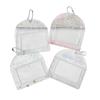 Monvkaka Sakura Trébol de Cuatro Hojas Versión Horizontal Portatarjetas de 3 pulgadas PVC Persecución de Estrellas Portatarjetas Pequeño Almacenamiento Aleatorio de Tarjetas Portatarjetas