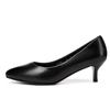 Zapatos de Primavera para Mujer 2024 de Fábrica Original Zapatos de Tacón Alto de Piel de Punta Zapatos de Negocios de Boca Baja Cómodos para Combinar Zapatos de Trabajo