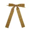 Em estoque Acessórios de Laço de Fita de Veludo 2,5 cm Decoração de Árvore de Natal Guirlanda Acessórios Pendentes para Caixa de Presente