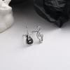 Pendientes de Nota Musical para Mujer, Lindos, Modernos, Sencillos, Compactos, Asimétricos, Tendencia, Personalizados, Pendientes de Estudiante, Nuevo Estilo 2026
