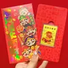 Adesivo de Telefone Dourado com Ouro Puro 999, Cinco Deuses da Fortuna, Cartão da Sorte Colorido que Muda de Cor, Envelope Vermelho, Presente de Ano Novo