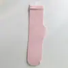 Calcetines de Terciopelo Suaves, Transpirables, Versátiles, de Caña Media, Color Sólido, Estilo Holgado para Mujer en Primavera y Verano, Calcetines Largos de Moda al por Mayor de Fabricante