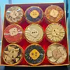 Regalos: Caja de Regalo de Rodajas de Ginseng Americano de Alta Gama para Ancianos y Padres, Souvenirs Potenciadores de la Salud y Nutritivos, Regalos del Festival de Medio Otoño
