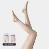 Medias 0D negras para mujer, estilo fino de verano, antienganches, duraderas, invisibles, alta transparencia, medias negras sexys, coquetas y sensuales