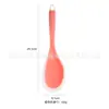 Juego de 7 Piezas de Utensilios de Cocina de Silicona de Colores, Juego de Cocina con Espátula Transparente, Cuchara y Espátula de Cocina Antiadherentes para Alimentos, Herramientas de Cocina