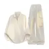 Conjunto Casual Deportivo de Dos Piezas de Talla Grande de Moda para Hombre Primavera/Otoño: Conjunto de Sudadera con Capucha de Manga Larga y Media Cremallera de Jacquard Tejido