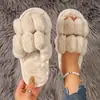 Pantuflas de Felpa Suave para Mujer Amazon Invierno Suela Gruesa Antideslizantes de Algodón Venta Caliente de Comercio Electrónico Transfronterizo