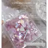 Joias para Nail Art Celebridade da Internet Explosivas Pedaços de Concha Ultra-finos Cor Mágica Irregular Pedaços de Abalone Natural Decorações para Nail Art