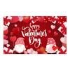 Banner Transfronterizo Nuevo Día de San Valentín Tela de Fondo Rojo Amor Decoración Festiva Tela Colgante Personalización de Banner de Amazon