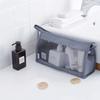Saco cosmético de viagem simples simples de grande capacidade de malha respirável saco de armazenamento cosmético portátil de viagem de negócios saco de lavagem portátil