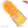 Hexágono fluorescente fino + 1mm 12 cores unhas mistas terno Matt perolado joias adesivos de unha