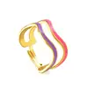 Anillo Abierto de Moda Europea y Americana para Mujer, Anillo Minimalista de Acero Inoxidable, Elegante Anillo Metálico Irregular Simple para Mujer