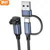 Dois em Um Adequado para Relógio Garmin Instinct Fly Time Cabo de Carregamento Usb+Tipo-C para Cabo de Carregamento Jm