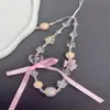 Cordón para Teléfono Lazo Cadena para Teléfono Cadena Colgante para Niña Cadena Colgante Ins Cadena Universal para Cámara Colgante de Cuentas Ccd Nuevo de Moda