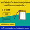 Bateria de polímero de lítio 103040 1200Mah3.7V Massageador Intercomunicador Bateria de lítio 103040 Certificação Kc