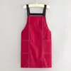 Delantal Cocina Casera Alta Apariencia Simple Impermeable Resistente al Aceite Catering Floristería Trabajo Ropa de Trabajo para Adultos Se Puede Imprimir Logo