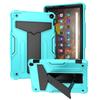Aplicable a Amazon Fire HD10 2021 funda de tableta de silicona soporte de PC a prueba de golpes resistente a caídas HD8 funda trasera protectora