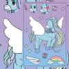8 Adhesivos Adorables de Pony Arcoíris de Dibujos Animados para Laptop, Agenda, Funda de Teléfono, Cambio DIY, Adhesivos Impermeables