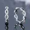 Nuevos Pendientes de Joyería Estéreo para Boda Temu con Diseño Envolvente de Patrón Ola Francesa Joyería Elegante Elegante