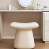 Taburete de Tocador de Lujo Ligero, Taburete de Tocador Estilo Crema, Taburete Especial para Tocador de Habitación de Niñas, Silla de Tocador de Dormitorio Principal de Gama Alta