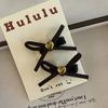 Horquilla de Cuero Estilo Francés con Lazo de Amor Accesorios para el Cabello Bebé a la Moda Estilo Coreano Horquilla Adorno para la Cabeza