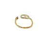 Anillo Abierto de Nariz de Cerdo de Circonita Exquisito de Moda Simple Japonés Coreano Personalidad Lujo Ligero Versátil Tacto de Gama Alta Anillo Super Brillante para Dedo Índice