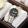 Reloj de pulsera para hombre directo de fábrica, personalidad, tendencia duradera, nuevo, moderno, negro, resistente al agua, luminoso, equipo para caballeros.